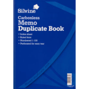 SILVINE CARBONLESS DUPE MEMO BOOK 714