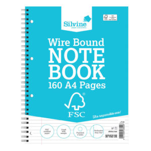 SILVINE EVERYDAY A4 TWINWIRE NOTEBOOK