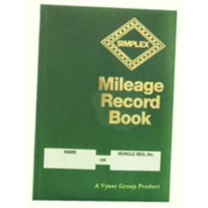 SIMPLEX MILEAGE RECORD BOOK MRB