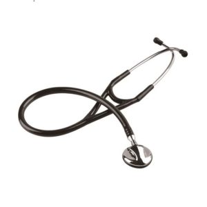 Deluxe Cardiology Adult Stethoscope, Black