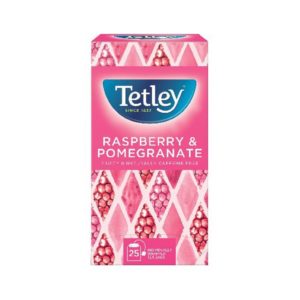 TETLEY RASPBERRY AND POMEGRANATE TEA P25
