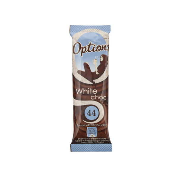 OPTIONS WHITE HOT CHOCOLATE 11G PK30