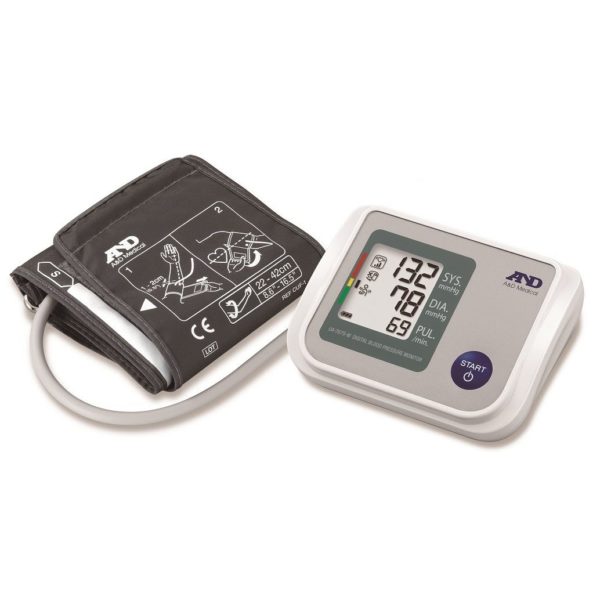 A&D Blood Pressure Monitor With Multisize Cuff 22-42cm