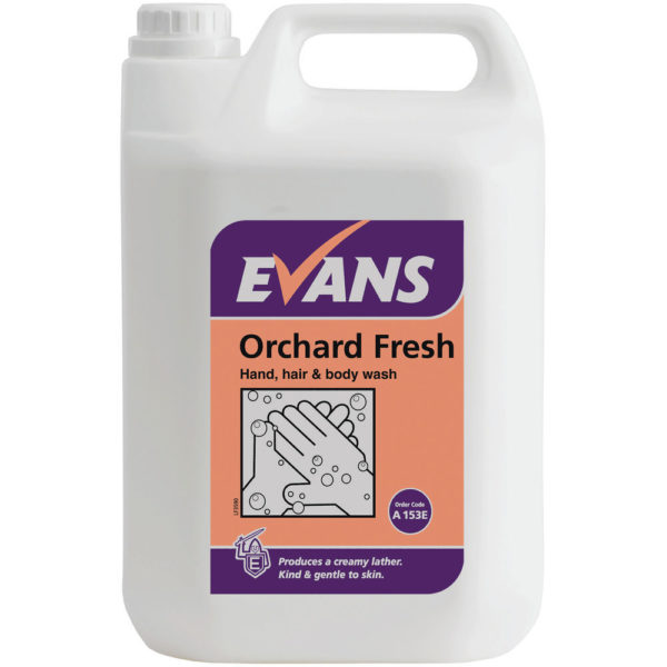 EVANS ORCHARD FRESH HAND SOAP 5 LTR PK1