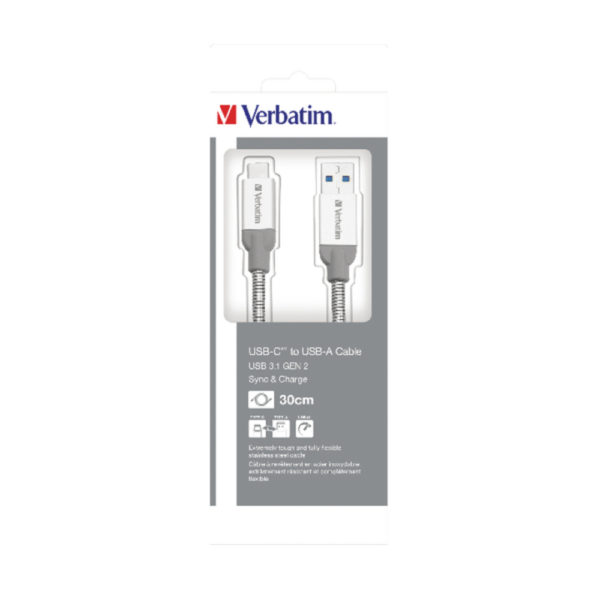 VERBATIM USB C TO USB A CABLE CHARGER