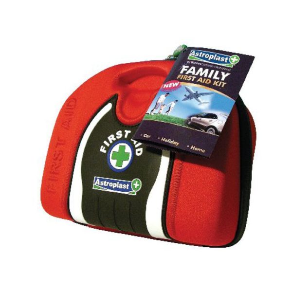 ASTROPLAST FAMILY FIRST AID POUCH RED