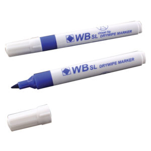 WB WHITEBOARD MARKER CHISEL BLUE