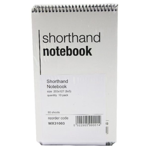 WB SHORTHAND NOTEBOOK 80LF