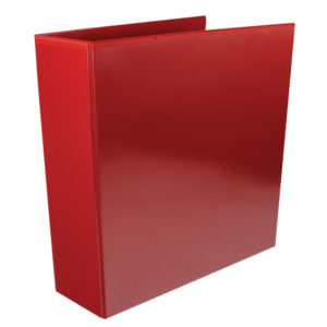 WB PRES 4D RINGBINDER RED 65MM