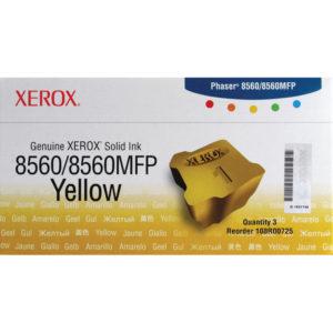 XEROX PHASER 8560 INK YLW 3PK 108R00725