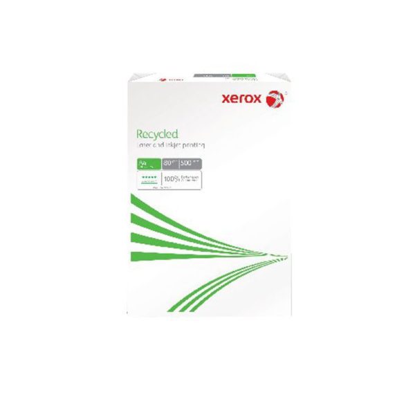 XEROX RECYCLED PAPER A4 80GSM WHITE REAM