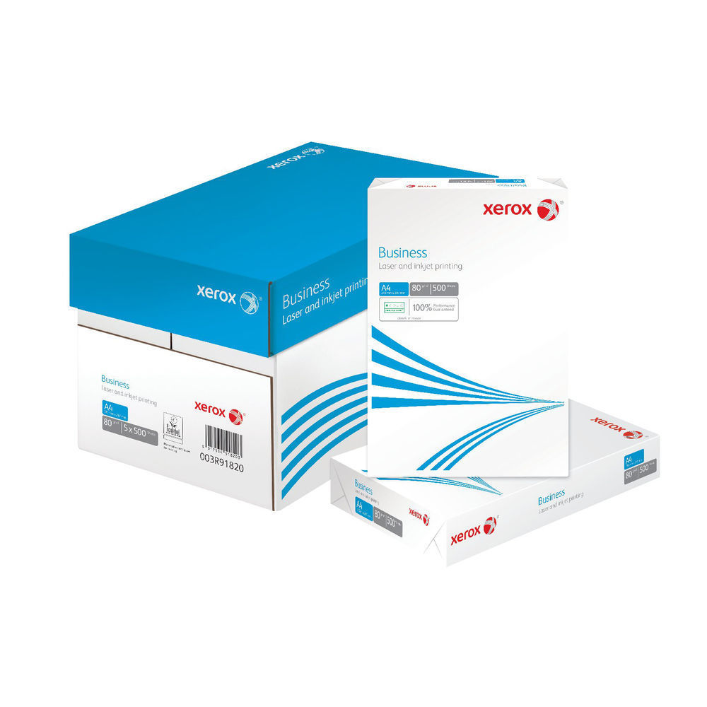 XEROX BUSINESS PAPER A4 80GSM WHITE