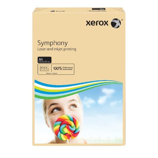 XEROX SYMPHONY A4 80GSM PSTL SALMN PK500