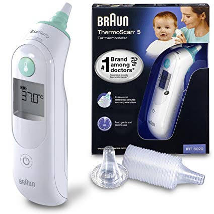 Braun Thermoscan 5 Ear Thermometer - Emergency Medical Equipment
