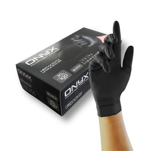 Onyx Black 6g Heavy Duty Nitrile Gloves - Extra Large x100