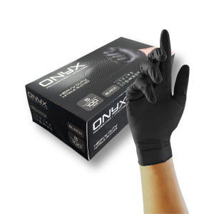 Onyx Black 6g Heavy Duty Nitrile Gloves - Small x100
